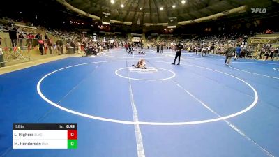 52 lbs Semifinal - Logan Highers, Black Fox Wrestling Club vs Maddox Henderson, Oklahoma Wrestling Academy