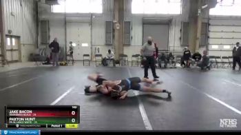 140 lbs Round 5 (6 Team) - Jake Bacon, Warhawks Black vs Paxton Hunt, PA Alliance White