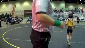 64 lbs Round 1 (6 Team) - Carson Halbert, Michigan Matcats vs Nico Distasio, Contenders WA Green