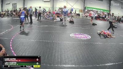 56 lbs Round 2 (4 Team) - Luke Autin, Backyard Brawlers vs Levi Martin, Storm Wrestling