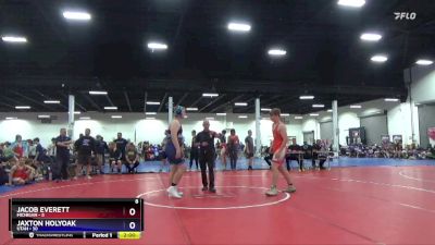 250 lbs Round 2 (8 Team) - Jacob Everett, Michigan vs Jaxton Holyoak, Utah