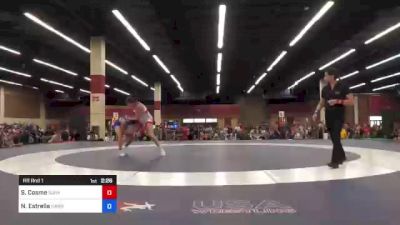 59 kg Rr Rnd 1 - SaVannah Cosme, Sunkist Kids Wrestling Club vs Nanea Estrella, Hawaii