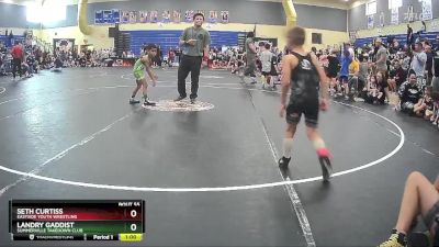 53 lbs Round 2 - Landry Gaddist, Summerville Takedown Club vs Seth Curtiss, Eastside Youth Wrestling