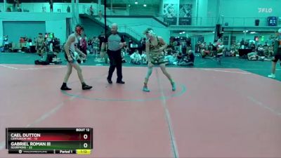 105 lbs Round 3 (10 Team) - Gabriel Roman III, Scorpions vs Cael Dutton, Centurion WC