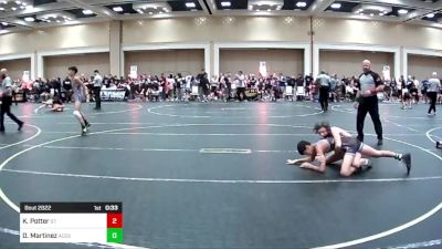 95 lbs Consi Of 16 #2 - Kaden Potter, St. Charles vs Daniel Martinez, Aces Wr Acd