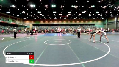 157 lbs Round Of 16 - Sloan Swan, Wyoming vs Varrius Scanlan, Umpqua