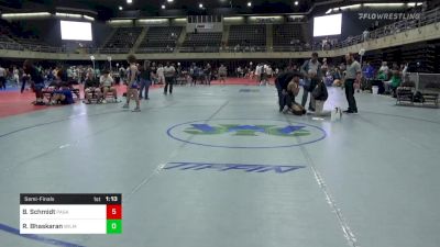 135 lbs Semifinal - Beau Schmidt, Pasadena vs Rajai Bhaskaran, Wilmington