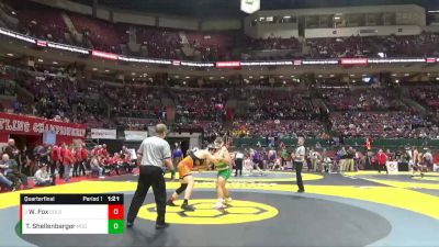 D3-215 lbs Quarterfinal - Will Fox, Coldwater vs Tyler Shellenbarger, Mogadore