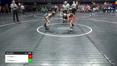 65 lbs Rd 5 - Consi Of 8 #2 - Zaidan Ewis, Wilkes Barre vs Brody Beers, Palisades