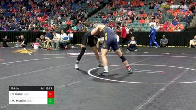 184 lbs Semifinal - Dylan Gabel, Northern Colorado vs Martin Mueller, South Dakota State