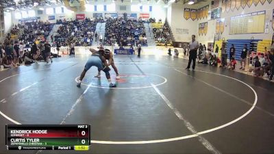 165 lbs Semifinals (8 Team) - Curtis Tyler, Zephyrhills Christian vs Kendrick Hodge, Somerset