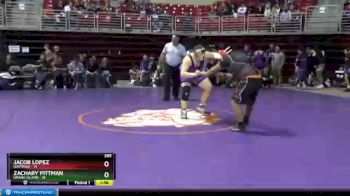 285 lbs Round 1 (3 Team) - Zachary Pittman, Grand Island vs Jacob Lopez, Hastings