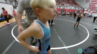 46 lbs Round Of 16 - Bennett Grose, Ponca City Wildcat Wrestling vs Jason Easley, Division Bell Wrestling