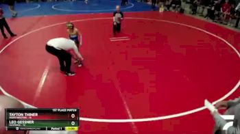 70 lbs Placement (4 Team) - Leo Gessner, Hastings vs Tayton Thiner, Worthington