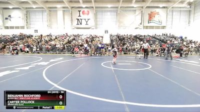 56 lbs Champ. Round 1 - Carter Pollock, Brawlers Elite vs Benjamin Rochford, Black Belt Wrestling Academy