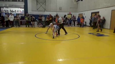 84 lbs Round Of 32 - Carter Baker, Burgettstown vs Wyatt Hungiville, WPA Spartans