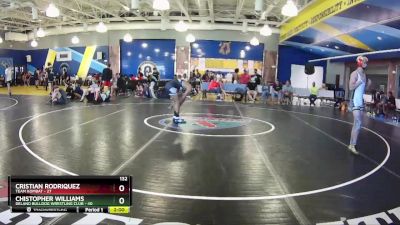 132 lbs Round 7 (8 Team) - Landon Davis, Team Kombat vs Chistopher Williams, Deland Bulldog Wrestling Club