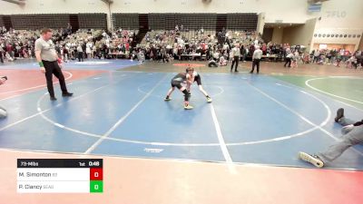 73-M lbs Round Of 16 - Matthew Simonton, Barn Brothers vs Parker Clancy, Seagull Wrestling Club