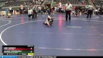 50 lbs Semifinal - George Loeffelholz, Moen Wrestling Academy vs Jory Heinrich, American Outlaws