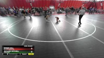 53 lbs Cons. Round 1 - Ryker Hall, DC Elite Wrestling vs Richard Mitchell, Wisconsin