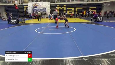 72 lbs Quarterfinal - Shane Mellinger, SHWA vs Tony Biondillo, Brecksville