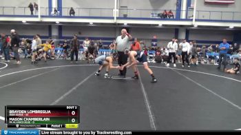 130 lbs Round 1 (8 Team) - Brayden Lombreglia, Iron Horse vs Mason Chamberlain, PA Alliance Blue
