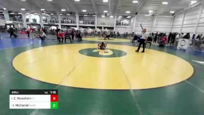 94 lbs Semifinal - Zaphyr Musshorn, Team Tugman vs Isaiah McDaniel, MarcAurele WC