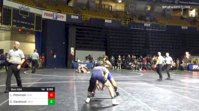 141 lbs Consolation - Lenny Petersen, Air Force vs Chris Sandoval, Northern Colorado