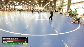 76 lbs Rd# 4- 2:00pm Friday Final Pool - Edward Encarnacion, Maryland BLACK vs Mason Parria, Olympia