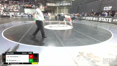 2A 170 lbs Cons. Round 3 - Breck Hammond, Ellensburg vs Brayden Burgener, Shadle Park