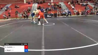 125 kg Consolation - Aaron Costello, Hawkeye Wrestling Club vs Jordan Wood, Lehigh Valley Wrestling Club