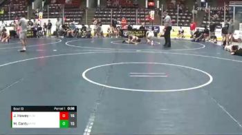 155 lbs Round 5 (6 Team) - Josh Howey, Flint Tropics vs Mason Cantu, Attrition