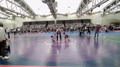 48-B lbs Semifinal - Tyanna Evans, Orchard South WC vs Jack Dolson, Barn Brothers