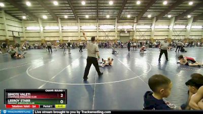 49 lbs Champ. Round 1 - LeeRoy Starr, Fremont Wrestling Club vs Simote Valeti, Champions Wrestling Club