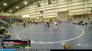 67 lbs Semis & Wb (16 Team) - Caleb Heyder, Sanderson Wrestling Academy vs Trey Fowkes, Utah Black