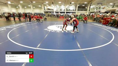 105 lbs Consolation - Logan Smith, ME Trappers WC vs Catori Watson, ME Trappers WC