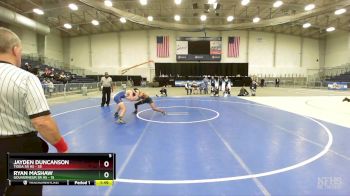 118 lbs Semifinals (4 Team) - Jayden Duncanson, Tioga Sr HS vs Ryan Mashaw, Gouverneur Sr HS