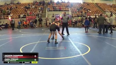 110 lbs Round 5 - Owen Stidham, Prodigy Wrestling vs Jackson Thompson, Waynesville Spartans