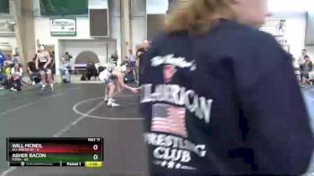 110 lbs Round 3 (8 Team) - Asher Bacon, POWA vs Will McNeil, All American