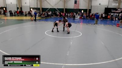 110 lbs Champ. Round 1 - Zachary Redding, LDNE vs Oliver Pittmann, Siouxland Wrestling Academy