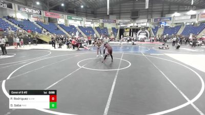 102 lbs Consi Of 8 #2 - Pablito Rodriguez, Slvwc vs Dylan Saba, Pikes Peak Warriors