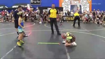 56 lbs Round 6 (8 Team) - Tye Heysinger, Lead Miners vs Rylee Colby, Untouchables White