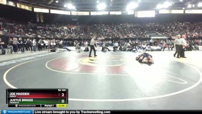 5A 120 lbs Cons. Round 2 - Justus Briggs, Meridian vs Joe Madden, Eagle