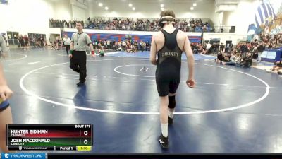 120 lbs Cons. Round 1 - Josh Macdonald, Lake City vs Hunter Bidiman, Caldwell