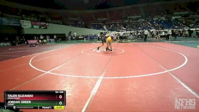 5A-106 lbs Cons. Round 1 - Jordan Greer, Canby vs Talen Elizando, Eagle Point