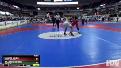 7A 195 lbs Quarterfinal - Hunter Jones, Hewitt-Trussville vs Brandon Denson, Opelika Hs