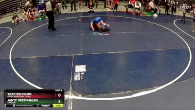 87 lbs 1st Place Match - Jantz Greenhalgh, CARBON vs Traeton Manis, Delta Wrestling Club