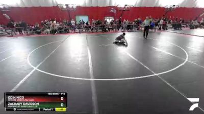 145 lbs Cons. Round 2 - Odin Nico, Ringers Wrestling Club vs Zachary Davidson, Northwest Wrestling Club