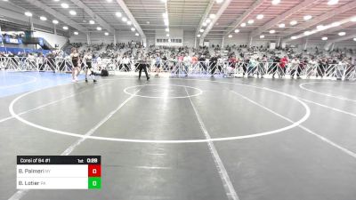 106 lbs Consi Of 64 #1 - Bennet Palmeri, NY vs Braiden Lotier, PA