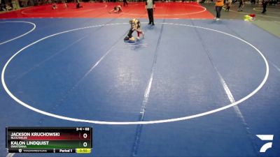 68 lbs Quarterfinal - Jackson Kruchowski, RLCC/Oklee vs Kalon Lindquist, Owatonna